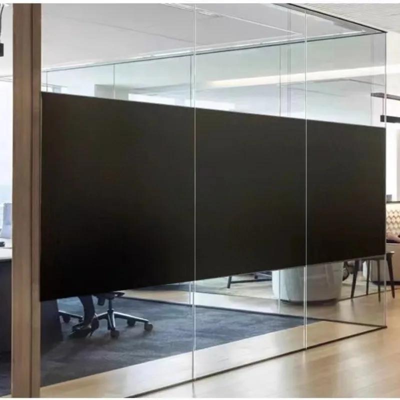 

Fashionable Oil Sand Glass Film 500cm The Simple Style Increases The Beauty of Your Space and Can Also Protect Privacy 30x500cm чорний