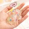 10Pcs Animal Squishes Toys with Water Beads Mini Doll Soft TPR Flexible Pinch Toy Decompression Lovely Sensory Stress Balls Squeeze Toys Party Favor