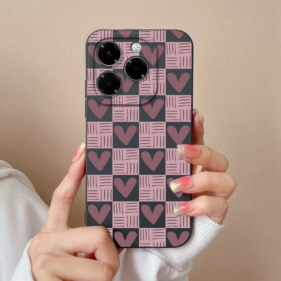 Pouzdro pro Infinix Hot 50 Pro Plus 50i Note 40X Smart 9 Zero 40 4G 5G Měkký kryt Malý květinový vzor Silikon Odolný protiskluzový Pro Infinix Nové pouzdro