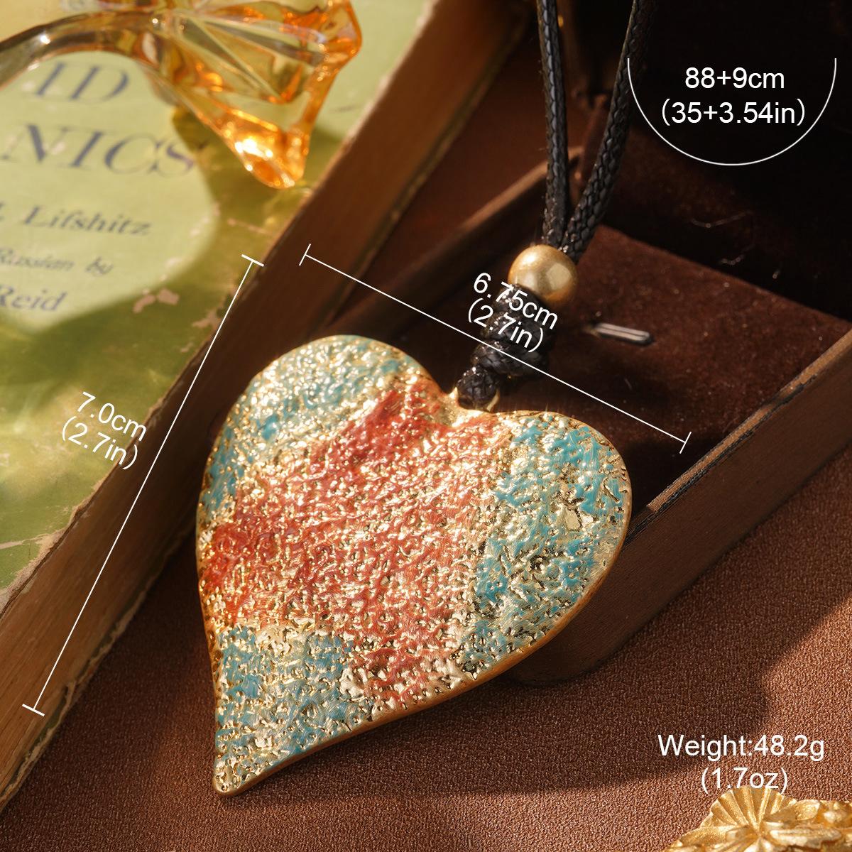 

French European and American colorful natural stone retro simple various love necklace bracelet adjustable woven beaded bracelet