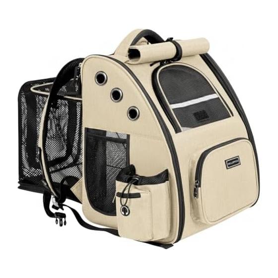 Pet Backpack, Pet Dog, Cat Backpack, Expanded Version, Carry Bag, Pet House Carry, Foldable, Small Dogs, Small Animals, Travel, Hospital Visits,
