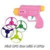 Flying Bamboo Dragonfly Flying Saucer Flying Disc Outdoor Toy Colorful Flying Propellers Toy Set Gift Toys for Kids and Cats 6