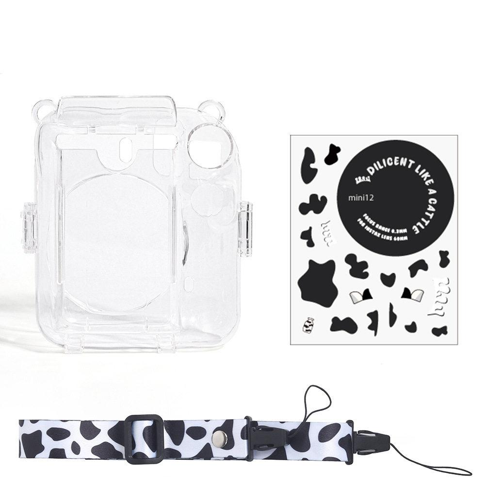 Camera bag For Fujifilm Instax Mini 12 Case Transparent Photo Storage Protective Cover Camera Stand Diy Sticker Sets