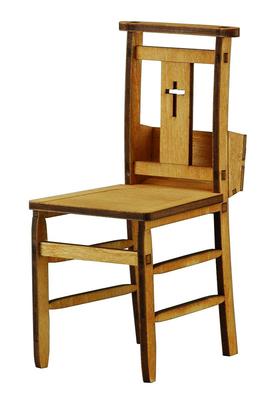 Kobaani Model Studio Série de Poupées Kit d'Assemblage Chaise d'Église 1/6 DS-003