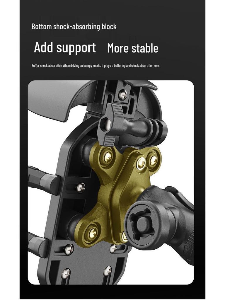 Fahrrad-Handyhalter: Stoßfest, Diebstahlschutz, Sonnenschutz, 360°-Drehung, Kabelloses Laden für Elektrofahrzeuge & Motorräder.