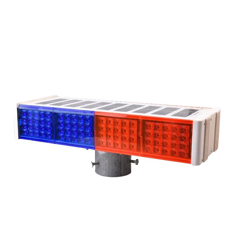 Solar Powered Double-Sided LED Traffic Warning Light CN plug (adapter included)