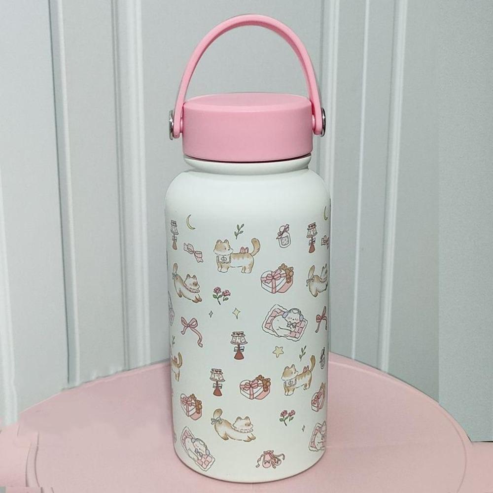 

Cartoon Dog Insulated Cup 900ml Water Mug New Tea Cup Birthday Gift C