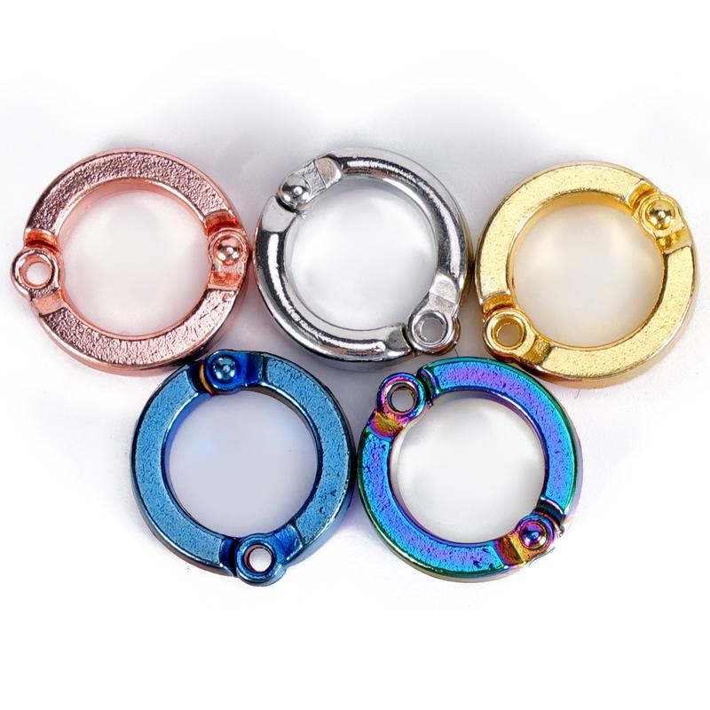 Anillos Metálicos para Patas de Loro de 4-15 mm Anillos para Patas de Pájaros Mascotas Actividad de Entrenamiento de Vuelo al Aire Libre Anillo de Apertura Antiperdida Anillo de Pie