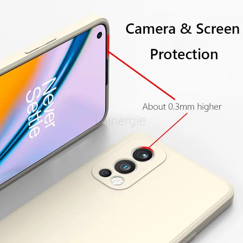 Per OnePlus Nord 2 Custodia morbida in silicone liquido Custodia protettiva per fotocamera per One Plus Nord 2 OnePlus Nord 2 Nord2 5G Custodia per telefono