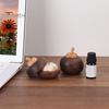 Mangosteen Shape Aromatherapy Fragrance Diffuser Ornament Beech Solid Wood Creative Essential Oil Diffuser Household Air Purifier Diffuser for