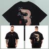 2025 high-quality new gym fitness T-shirt loose oversized cotton men's short sleeved fitness T-shirt summer training jogging top