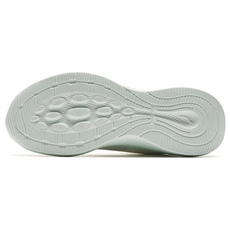 Anta Anti Slip Wear Resistant Low Top Running Shoes Women's White Green Sneakers 922335571-3