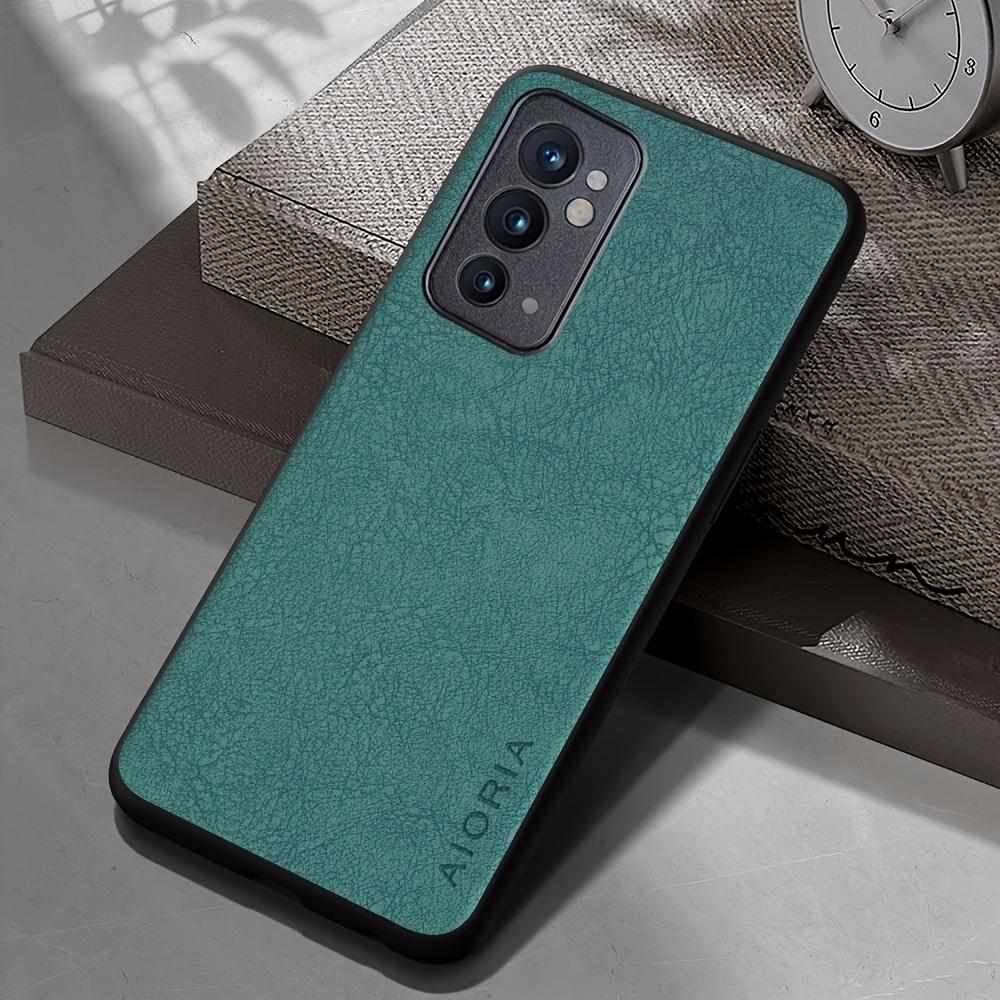 Phone Case: Luxury Retro Synthetic Leather Phone Case for Oneplus 9RT 9R 9 8 7 Pro US 6T 8T 7T Pro Matte Soft Bumper Hard Back Cover