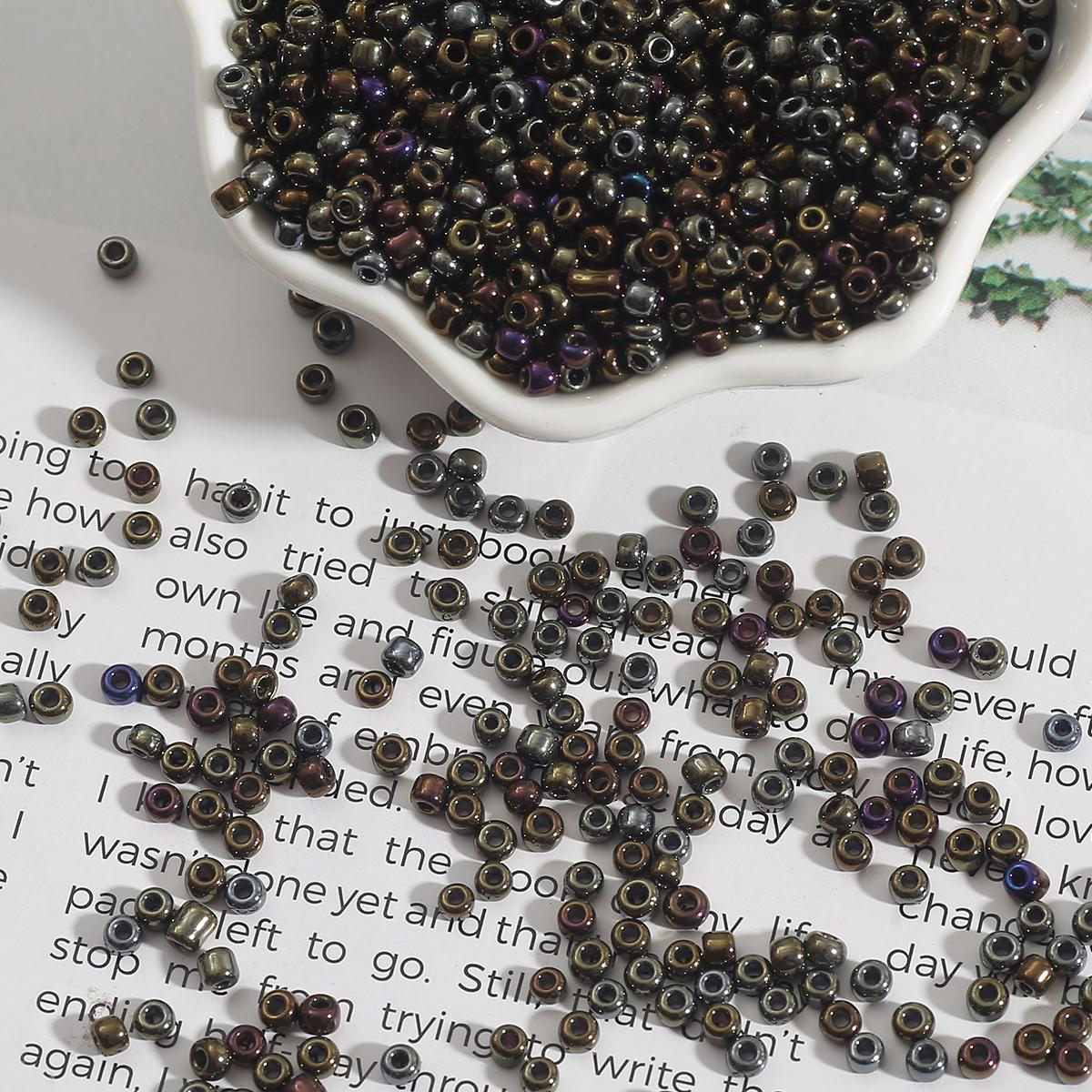 

2/3/4 мм австрийские хрустальные бусины с круглым отверстием, металлические цветные чешские стеклянные бусины для изготовления ювелирных изделий, аксессуары «сделай сам» 3mm 500pcs