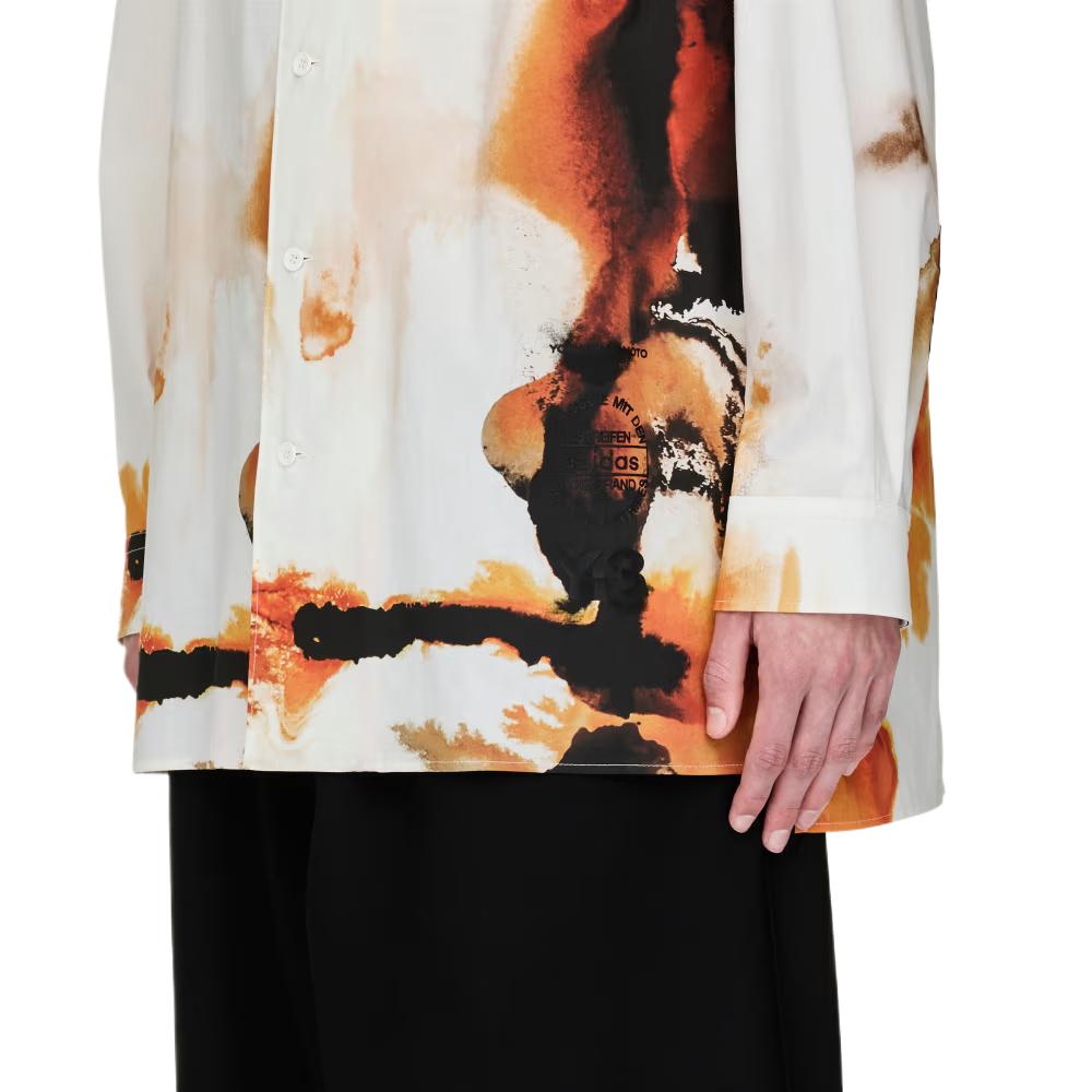 adidas Y-3 AOP Comfortable Fashion Trendy Minimalist Long Sleeve Shirt Unisex Shirts JX4804