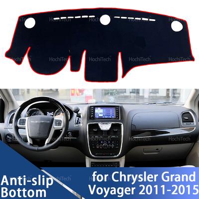 Dashboard Cover Avoid Light Anti-Slip Anti-dirty Mat Pad Sunshade Dashmat Protect for Chrysler Grand Voyager 2011-2015 LHD RHD
