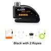 Anchtek Motorcycle Rechargeable Disc Lock Alarm 120db Bicycle Anti-theft Padlock Security Protection Bike Motorbike Accessories