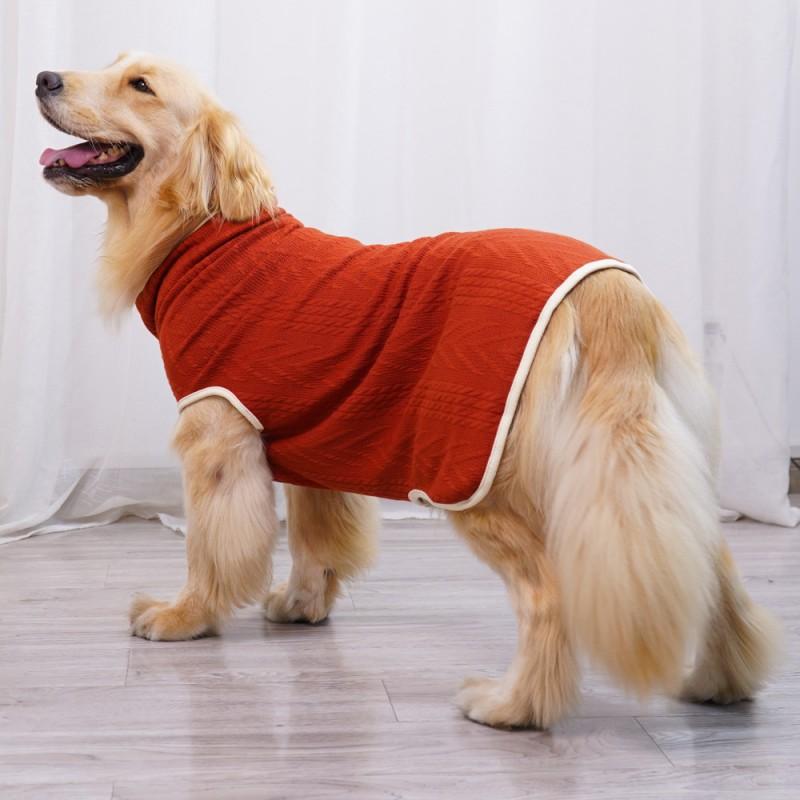 Warm Knit Turtleneck Sweater Medium To Large Dogs Winter Coat Golden Retriever Labradoodle Border Collie