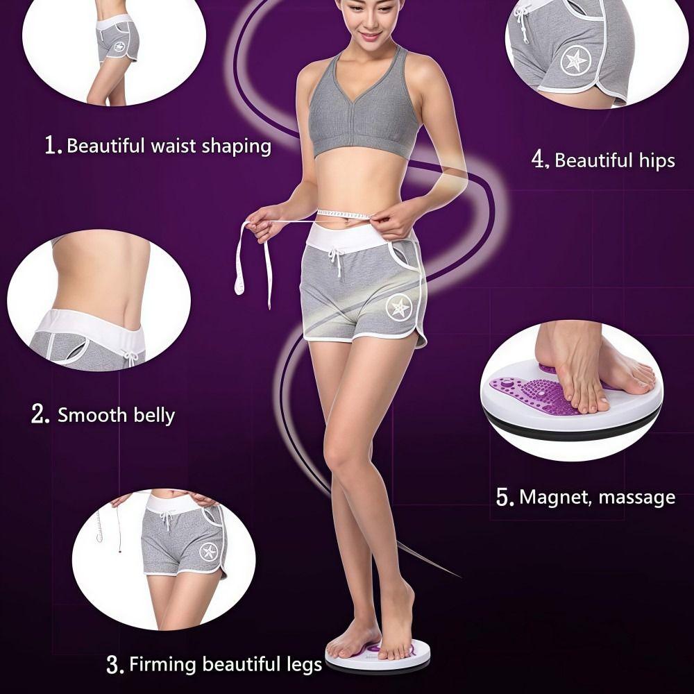Multifunctional Waist Twisting Massage Turntable Portable Foot Massager  Home Fitness