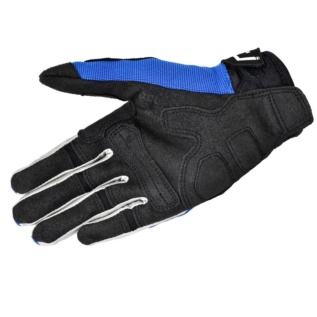 Komine Professional Advanced Motorcycle Instructor Gloves KOMINE Blue/Yellow 2XL GK-135 726 For Spring, Summer, Autumn