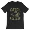 Catch And Release-2 T-Shirt. Fishing Fisherman 100% Cotton Premium Tee NEW