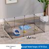 Free Assembly Indoor Pet Fence Barrier: Iron Mesh Anti-Escape Dog Stopper Fence.
