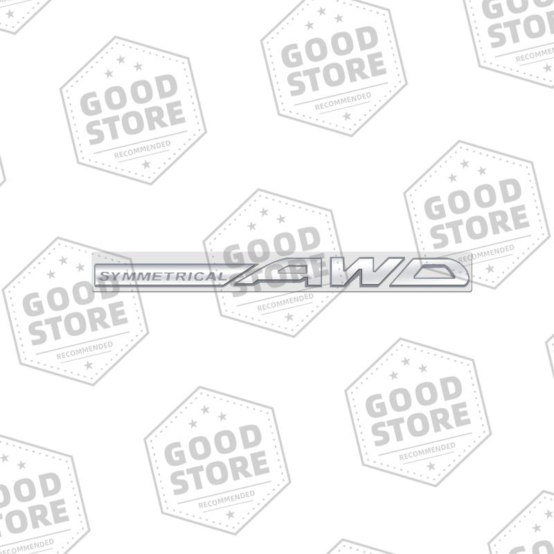 Metal Car Body SYMMETRICAL AWD Badge 3D Emblem Rear Trunk Sticker For Subaru Outback WRX BRZ Forester Impreza XV Legacy Decal qq2