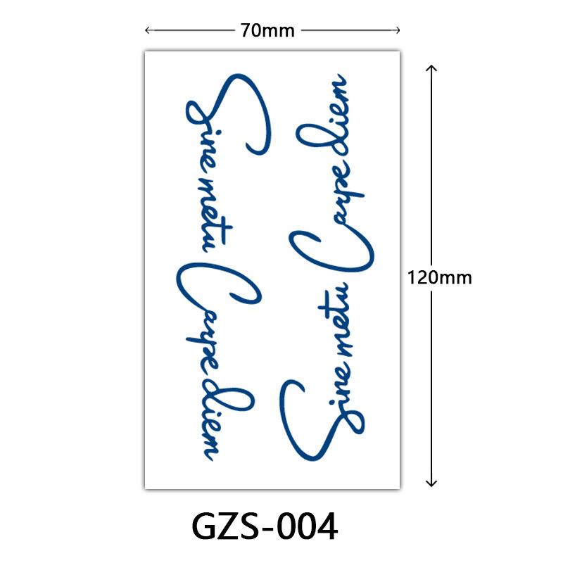 Juice Herbal Tattoo Sticker, Finger Sticker, Juice Semi-Permanent Tattoo Sticker, Sweat-Proof Tattoo