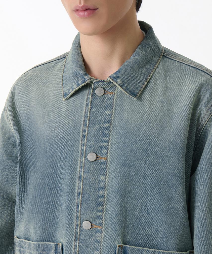 Musinsa Standard Out Pocket Denim Jacket [Light Indigo]