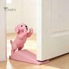 Heavy Duty Door Stop Cute Dog Stopper, 3D Printed Wedge Stopper for Bottom of Door, Non-Slip Holder, Decorative Bedroom Room Accessory