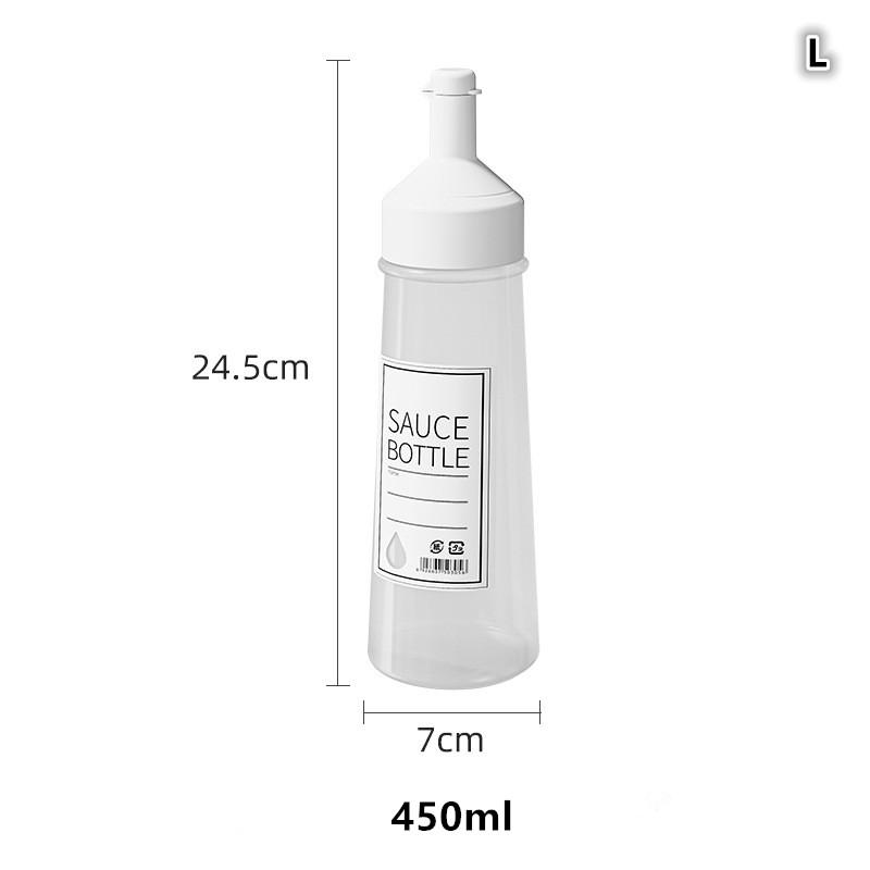 Condiment Squeeze Bottles 250/350/450ml Ketchup Mustard Salad Sauce Dispenser With On Cap Lids Olive Oil Bottle Kitchen Gadget