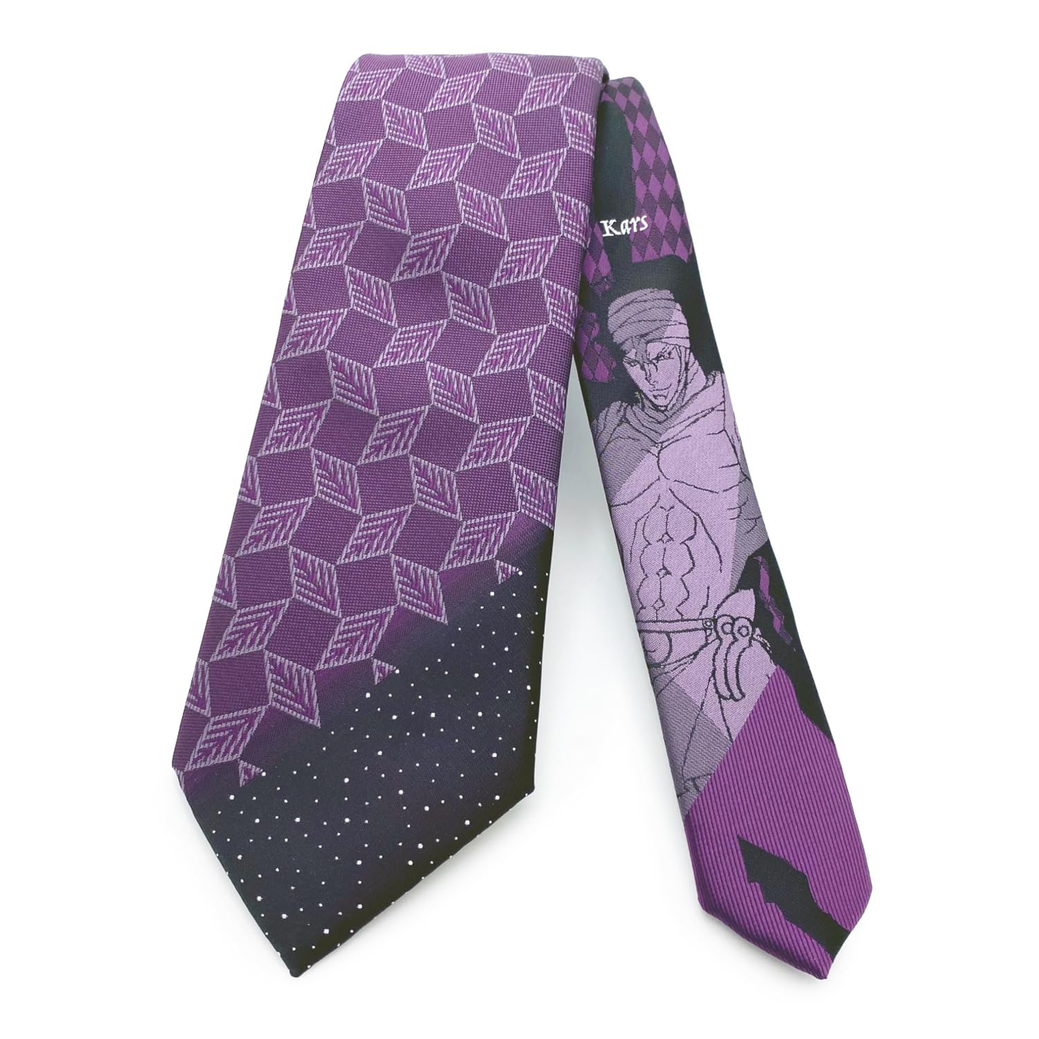 Галстук Florence Spec JoJo s Bizarre Adventure Часть 2, Kars JJN000004-010, Фиолетовый 1, Стандартный