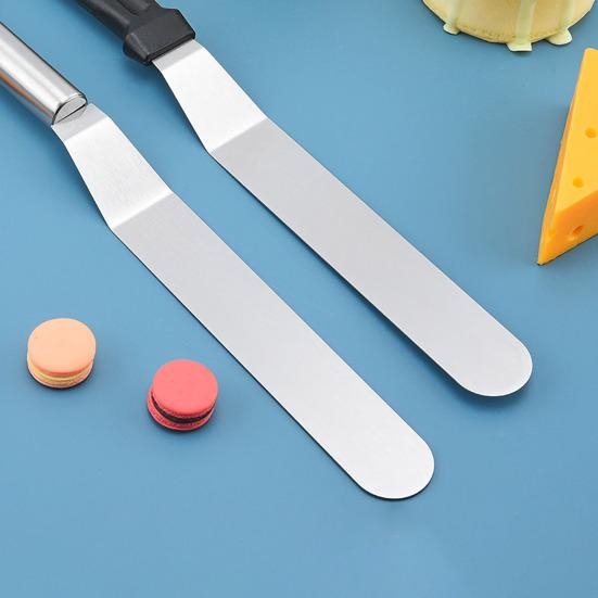 Cake Butter Spatula Stainless Steel Cake Icing Spreader for Baking Ergonomic Handle Cake Decorating Tool for Buttercream Pastry