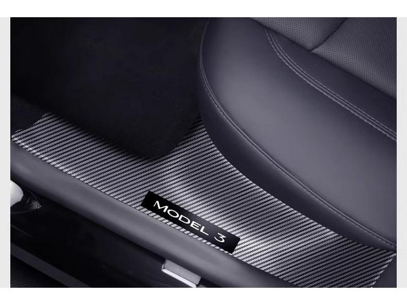 Tesla Model 3 Kohlefaser Einstiegsleisten
