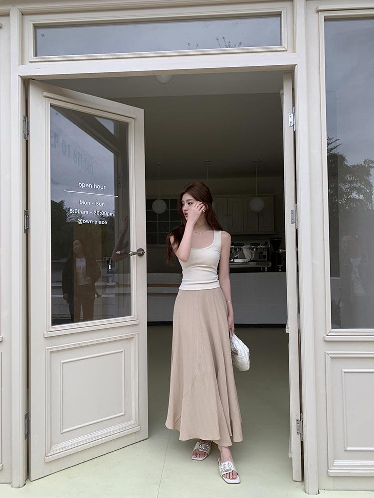 2026 Spring/Summer Women's U-Neck Modal Air Layer Camisole Top