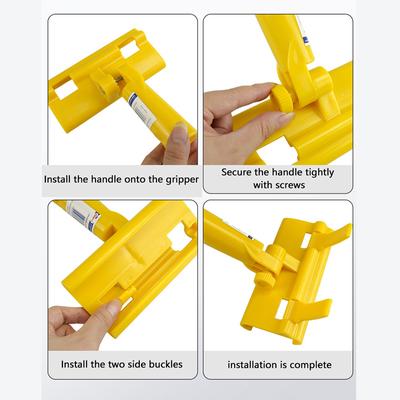 1 Pcs Drywall Smoothing Spatula Tool Flat Trowel Extension Adapter Leveling Bracket Clip