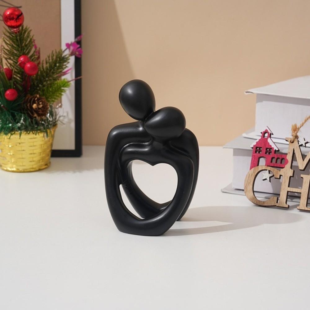 Funny Couple Embracing Sculpture Resin Home Ornaments Abstract Sculpture Ornaments  Home Decor