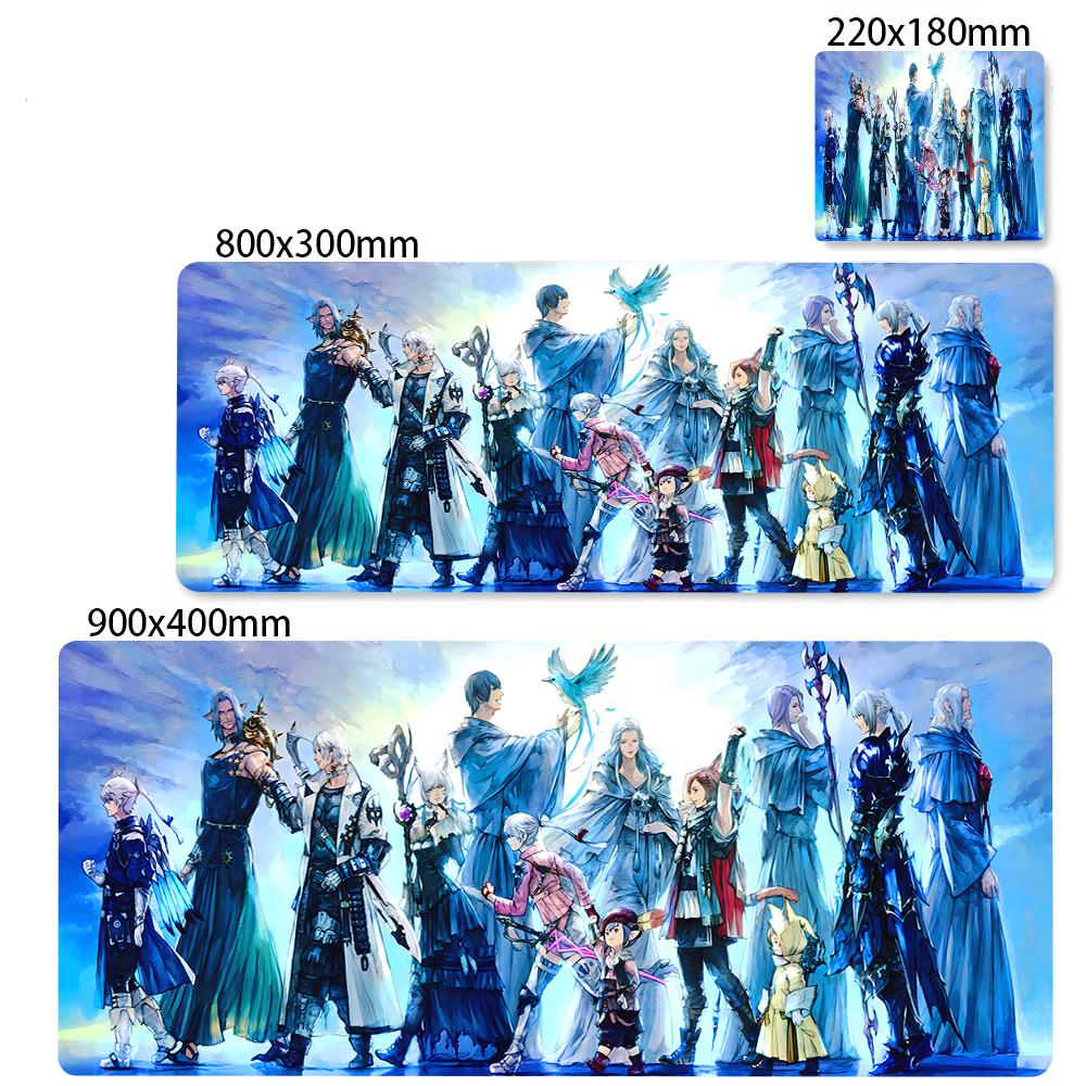 FINAL FANTASY VII Lockhart Tappetino Mouse Grande XL Accessori Gaming Tastiera Gamer Tappetino Gomma Scrivania Accessori PC Tappetino Mouse eSport
