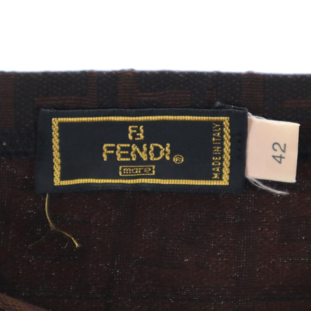 FENDI made in Italy Overall handle Trapezoid Mini skirt 42 Waist rubber Women Used