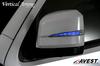 AVEST VerticalArrow Flowing Door Mirrors and Turn Signal Lenses for Toyota Hiace 200 Series and 7th with Optional Lamps In Blue and Paint Color 220