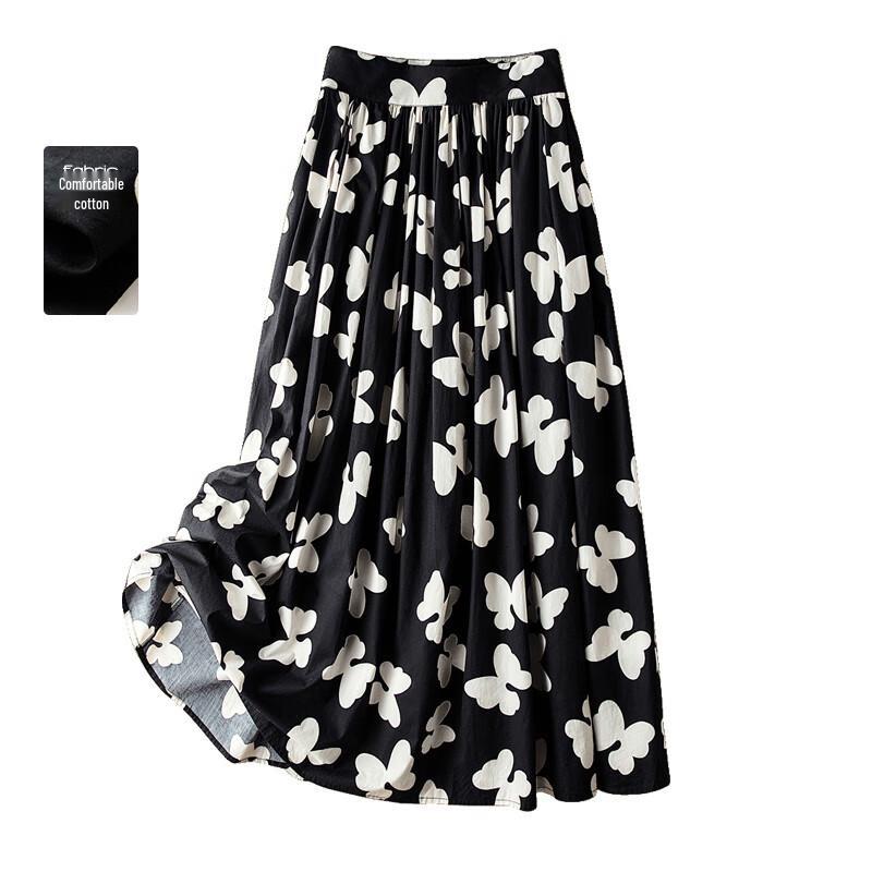 Женская элегантная цветочная юбка миди M