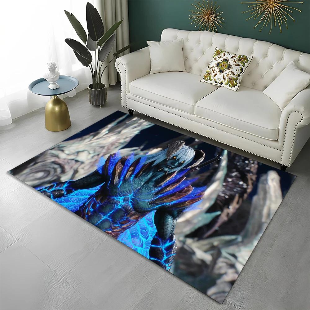 DMC Game D-Devil May Cry Gamer Carpet Rug for Home Living Room Bedroom Sofa Doormat Decor,kid play Area Rug Non-slip Floor Mat
