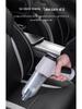 Wireless Car-Mounted Mini Vacuum Cleaner with Blowing and Suction, Portable Handheld Design, Lithium Battery Powered