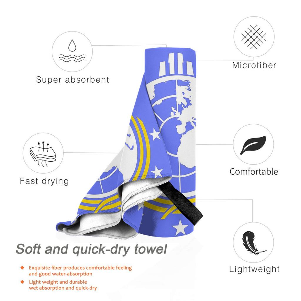Into Hell Liberty Diving Earth For Super Beach Towel Soft Microfiber Quick Dry Absorbent Quick Towels For Swimming