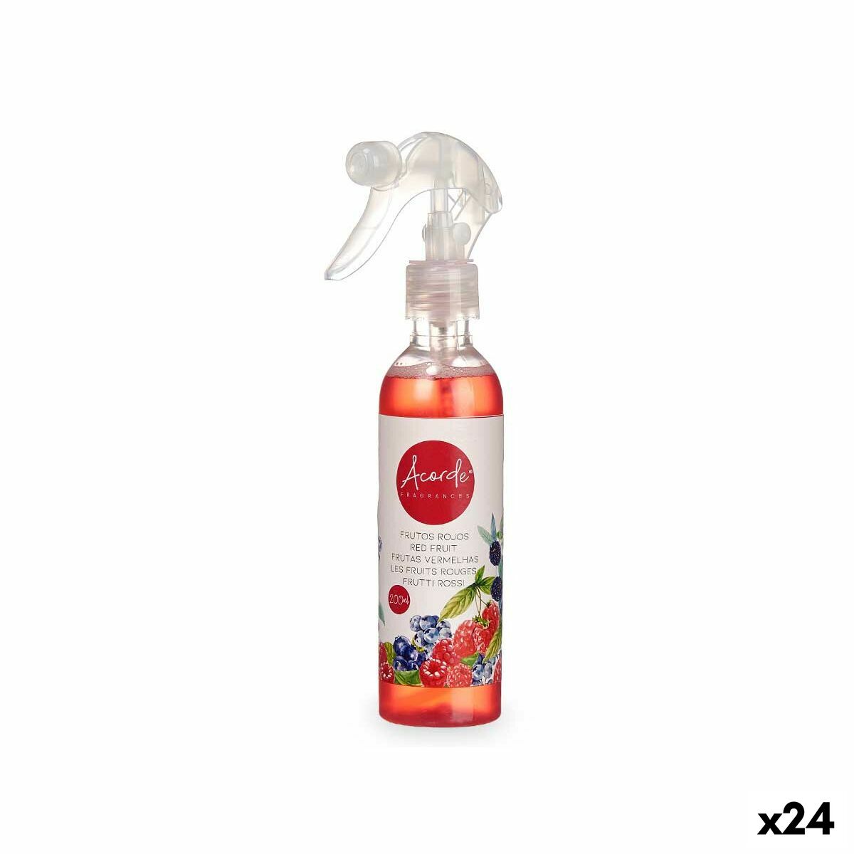 

Диффузор-спрей Red Fruit 200 мл (24 единицы) TU прозрачный