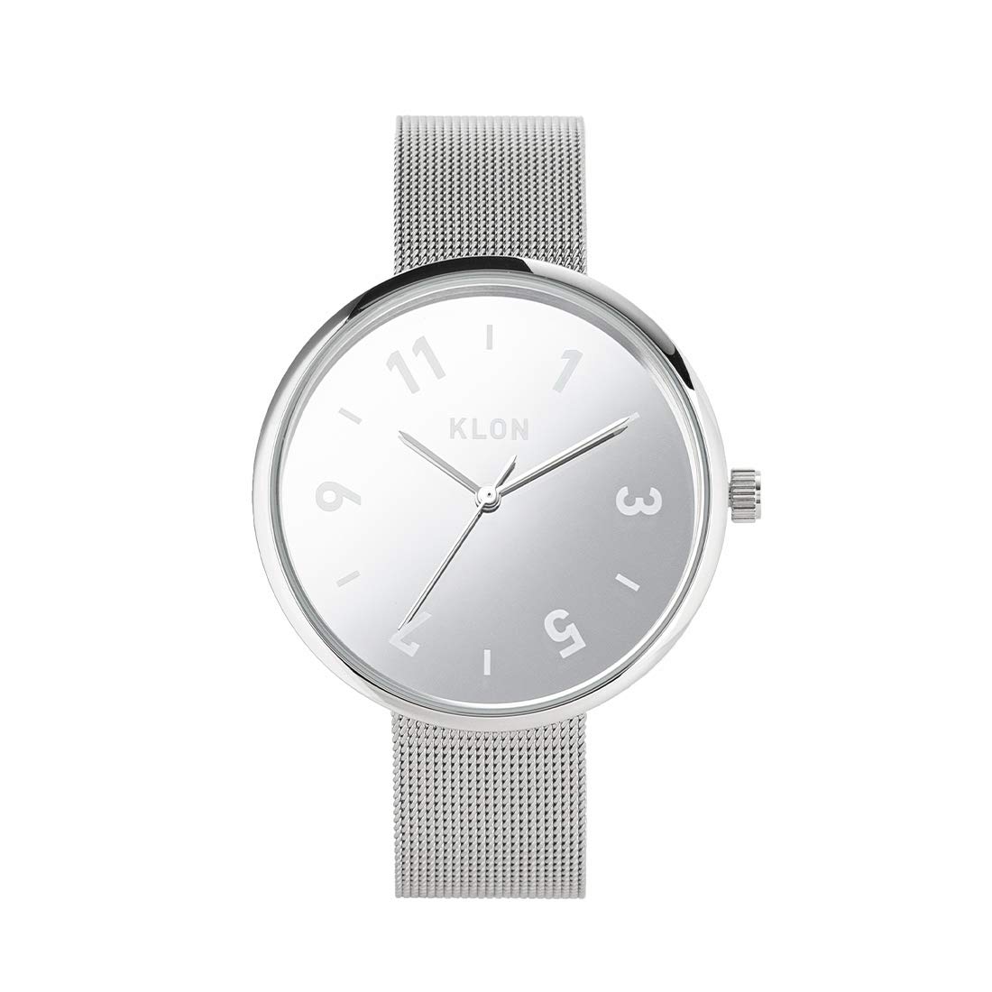 

KLON PASS TIME DARING ODD 38mm Silver Watch with Mirror Simple and Popular Brand for Men and Women -mirror ver.- Finish,