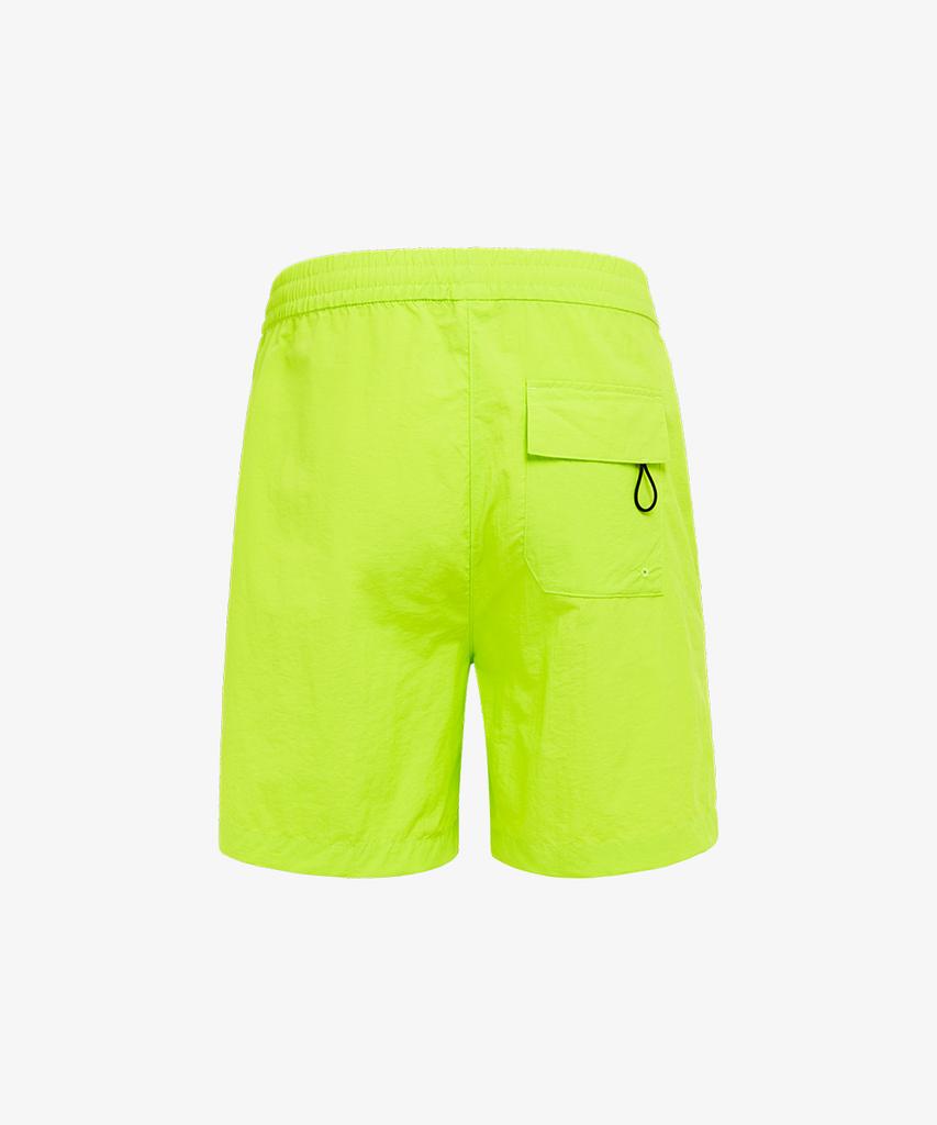 Baellob Men'S Packable Travel And Swim Shorts Lime