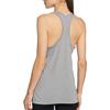 Nike Yoga Tanktop mit Schlitzsaum Atmungsaktives Strick Damen Tops Grau CQ8827-073