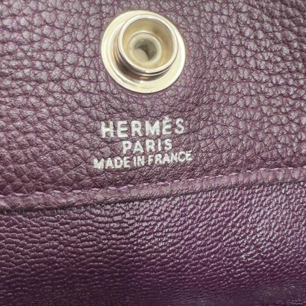 Hermes Fool ToeMM Tote Bag Leysin Purple Unisex Used