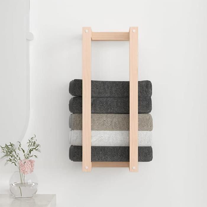 VidaXL Porte-serviette 23x18x60 cm Bois de pin massif 822392